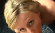 Blonde MILF From Britain Getting A Facial