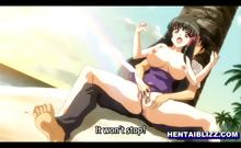 Swimsuit Hentai With Bigboobs Fingering Pussy And Standing
