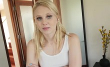 Step bro screwing Lily Raders pussy doggystyle