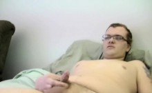 Hot nerdy and chubby Derby gets his big cock sucked off