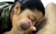 Military brunette tasting cock in the camp