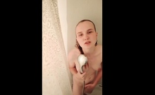 Beautiful teen wants you to watch her shower