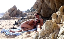 Couple Caught Having Amateur Sex At Public Beach Part1