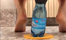 Extreme Ass Insertion With 2 Plastic Bottles