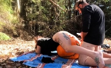 This pUmPkiN sLUt gets creampied then fisted! Doggystyle out