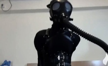 Latex Slut Solo Anal Masturbation