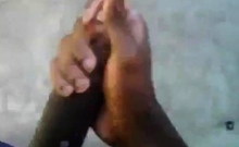 Big Black Dick cumming in Public