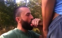 Outdoor Fucking Sucking Cum