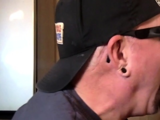 IR gaydaddy assfucked after gloryhole BJ