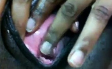 ebony creamy close up and toying 369