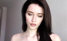 Hottest brunette solo webcam masturbation 2