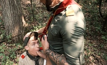 Scoutmaster Barebacks Blond Virgin Boy